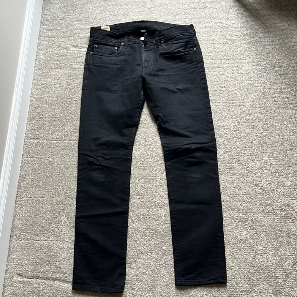 Jcrew Black Wash 484 Jeans 31/32